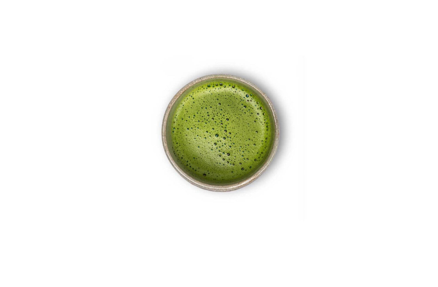 ceremoniële matcha in een chawan