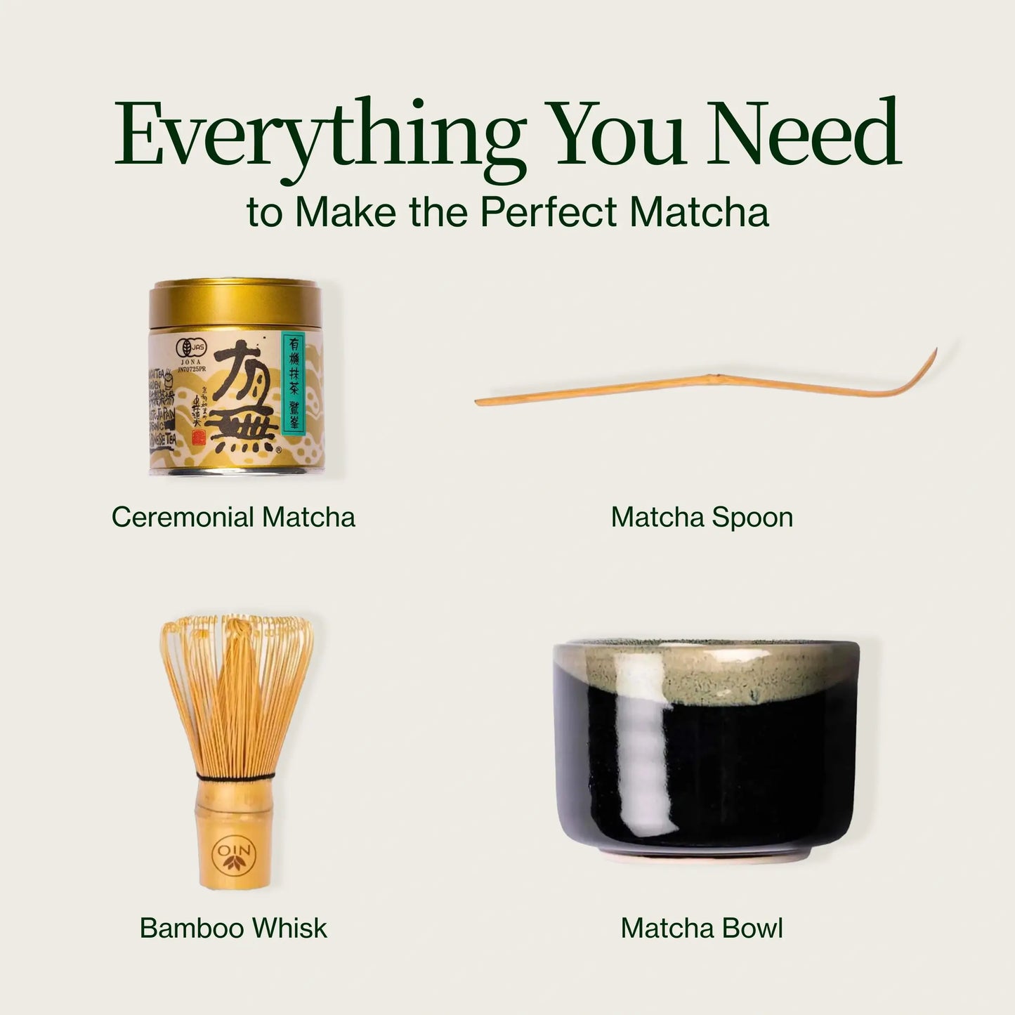 Aanpasbare Matcha-set met ceremoniële Matcha