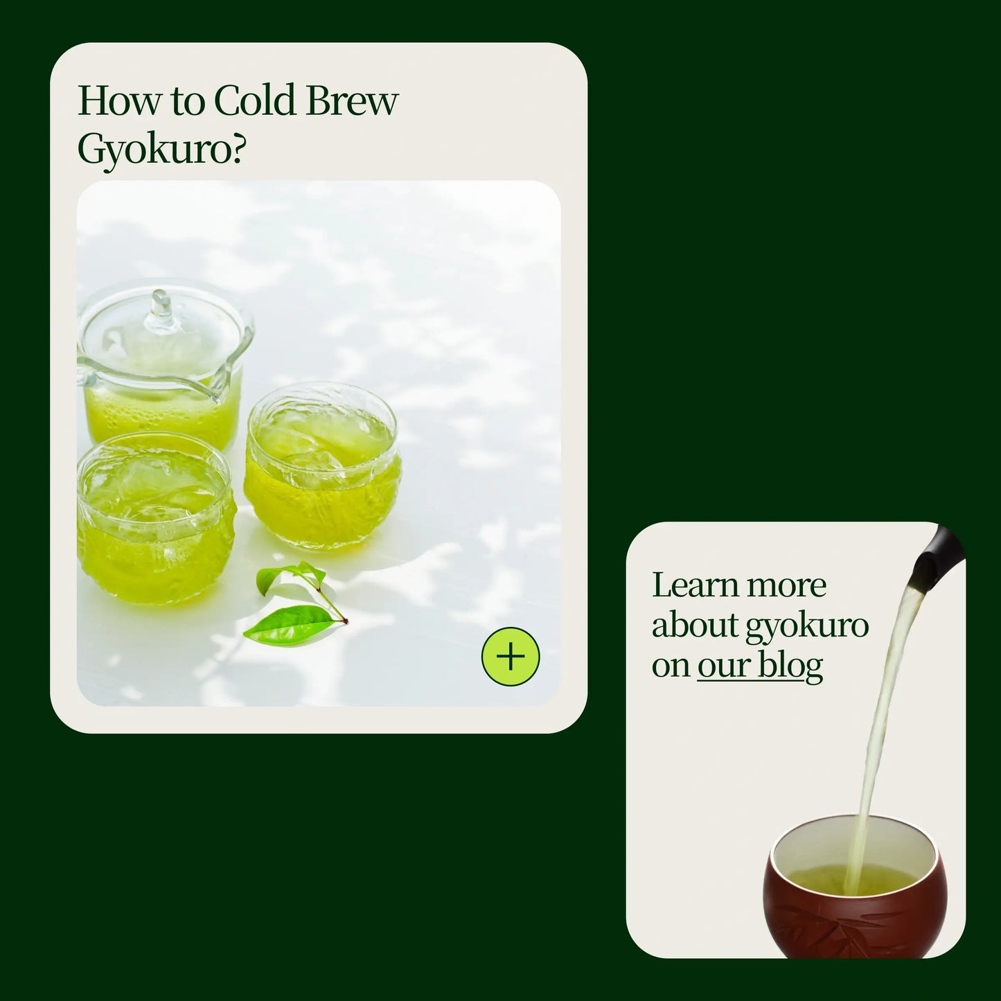 Gyokuro Imperial Green Tea Cha Musume