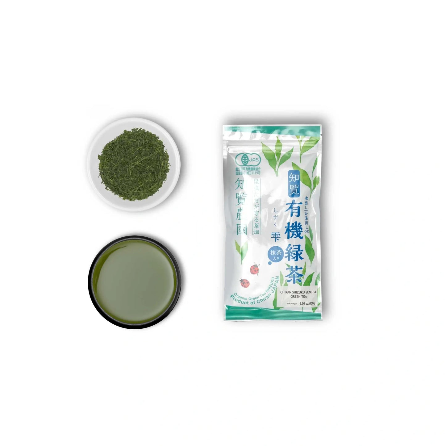 Sencha Shizuku met Matchapoeder