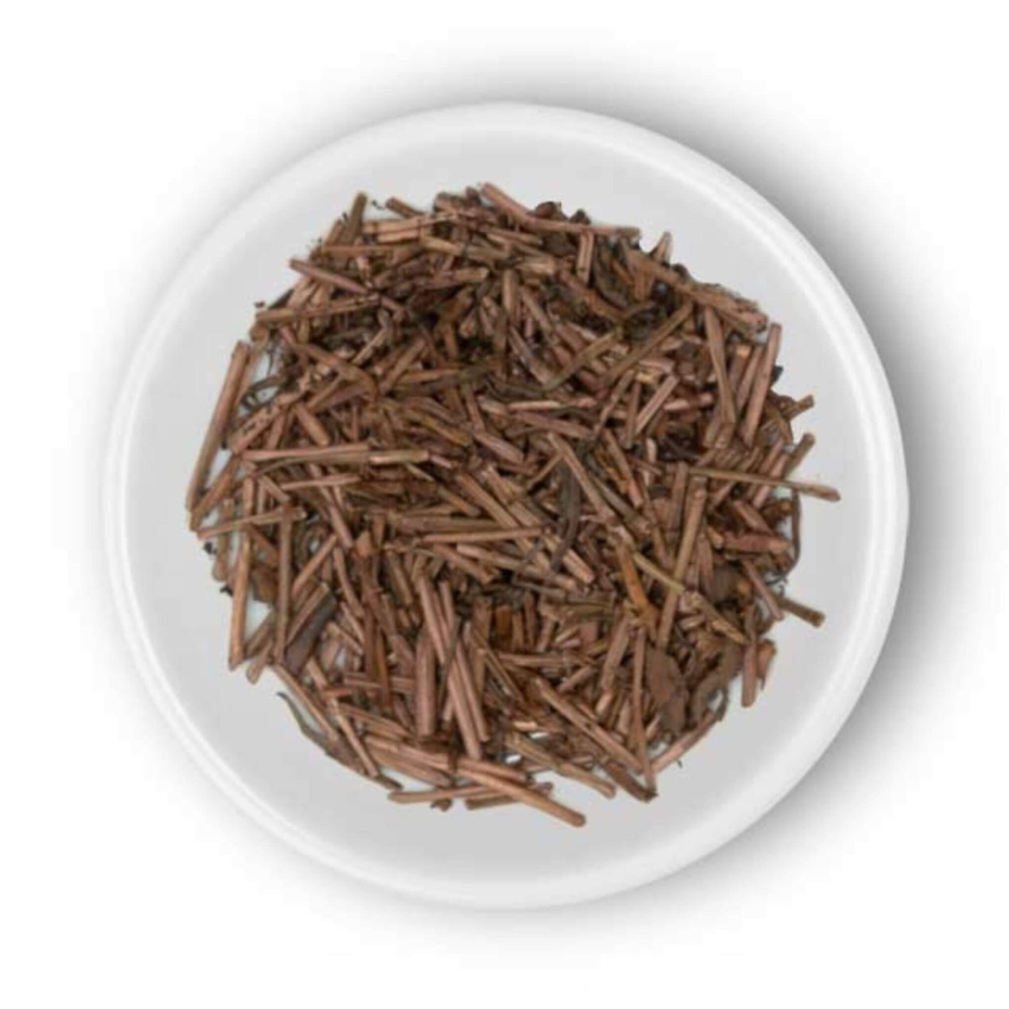 geroosterde theesoorten en Hojicha steekproef