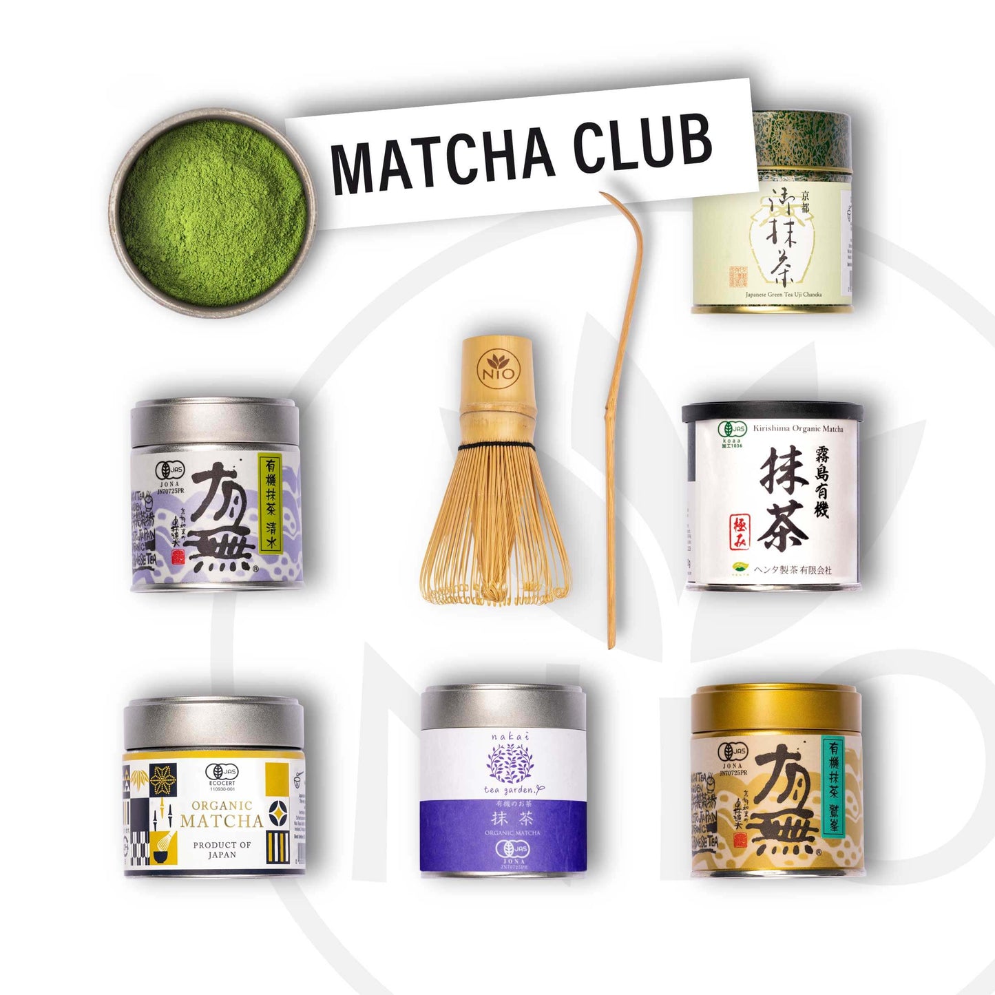 Maandelijkse Matcha Club met gratis Matcha Whisk en Chashaku