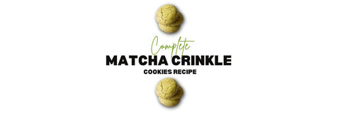 Matcha Crinkle Koekjes