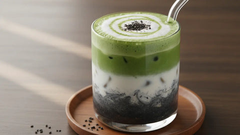 black sesame matcha