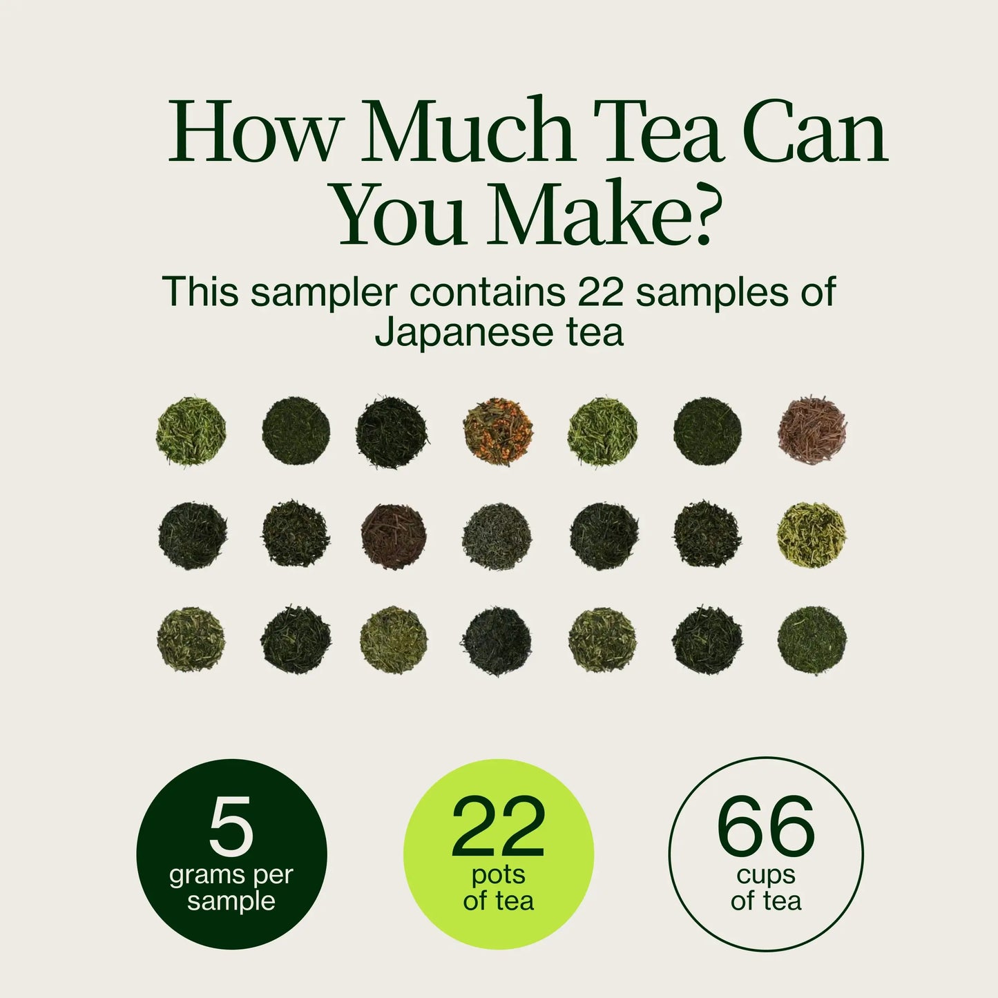 Japanse theeproeverij Mega 22-pack