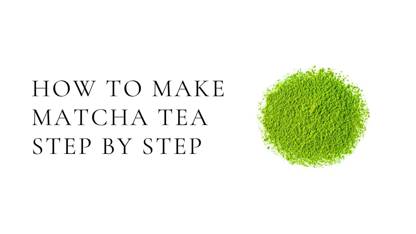 Video laden: Hoe maak je matcha