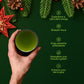 Groene thee adventskalender met theepot