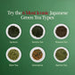 Groene thee adventskalender met theepot