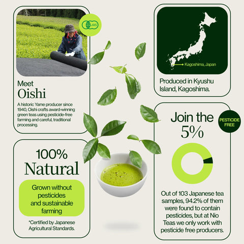 Oishi Premium matcha Saemidori